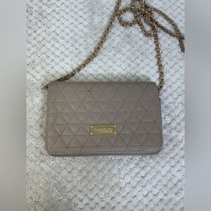 Bebe Sophia Small Quilted Crossbody